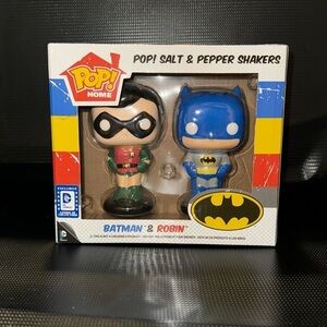Batman and Robin Salt and Pepper Shakers